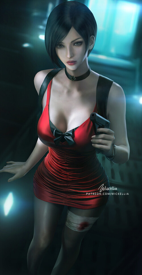  ada wong resident evil and 1 more drawn by wickellia 9016276222d574bc8768ba16f70d4fac