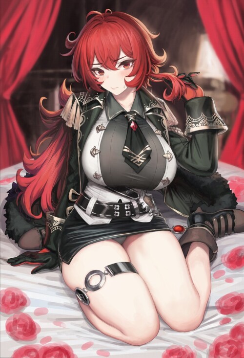  diluc genshin impact drawn by mochirong sample 383bab0e7fe8afaafd765018353e92fd