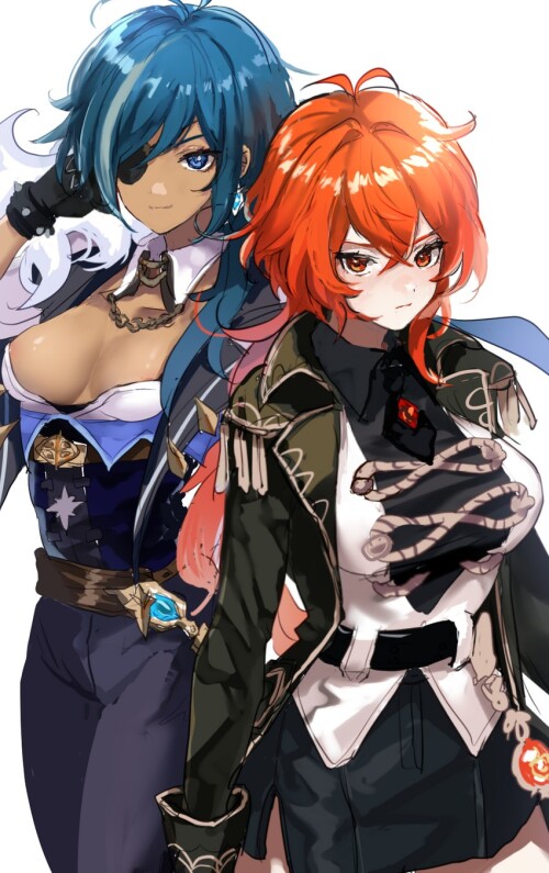  diluc and kaeya genshin impact drawn by hominamia sample 9e818d644fe5b7810ceeb2bf48e6877c