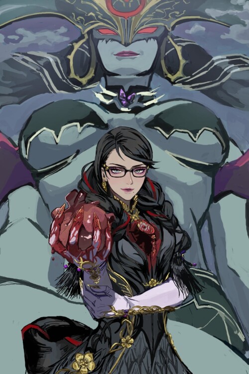  bayonetta and madama butterfly bayonetta and 1 more drawn by icchii 07290424 sample 11217cf88d76300