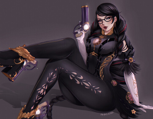  bayonetta bayonetta and 1 more drawn by nyiccco sample 9b7459978f6c7e9bfe1f7ef2a5bb4093