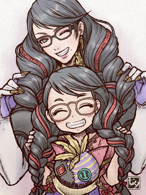 bayonetta and cereza bayonetta and 2 more drawn by tanabanata e8987a8247ab78fadd8d1d72a710e823