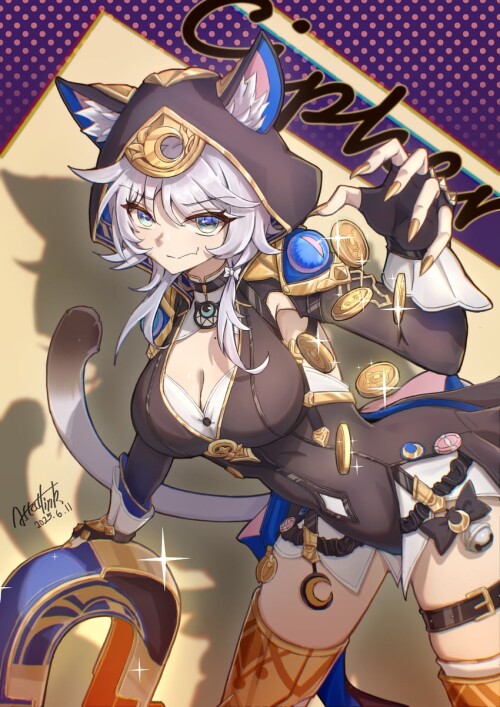  cipher honkai and 1 more drawn by astartlink sample 9e3c76eda759dec0bf79411c2f72caf6