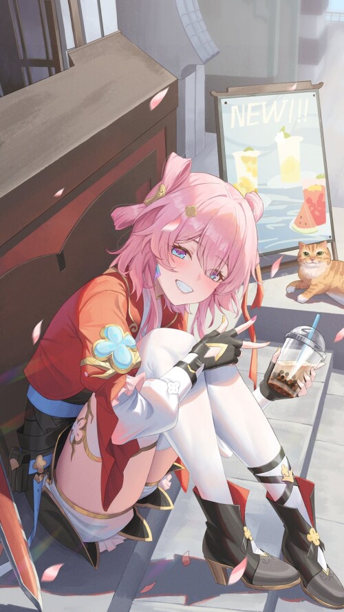  march 7th honkai and 1 more drawn by xian shui chang chong sample 60e6b91dd210a1b59c279150ea8f0e4c