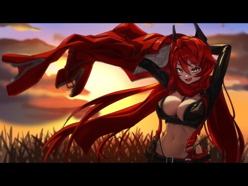  red hood goddess of victory nikke drawn by fishbun sample b72fade84858725a9e7b087f782c41e9