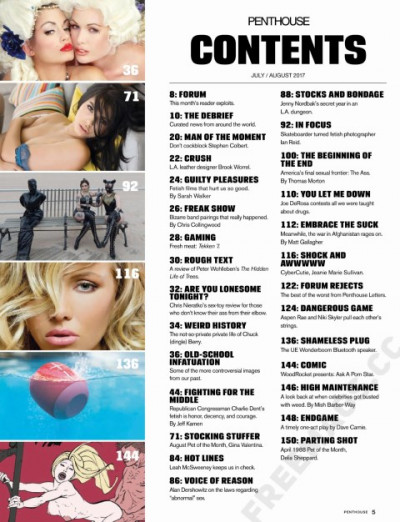 Penthouse USA July August 2017 (2)