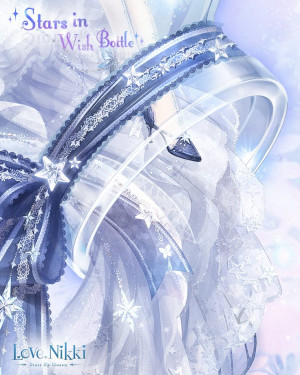 Stars in wish bottle dress