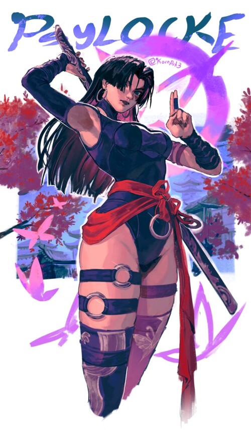  psylocke marvel and 2 more drawn by kornart sample 1aaf71b40914c74122a5228415893787