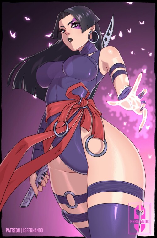  psylocke marvel and 2 more drawn by iisfernando sample 89439d825e296fdfe516395eabd9d45b