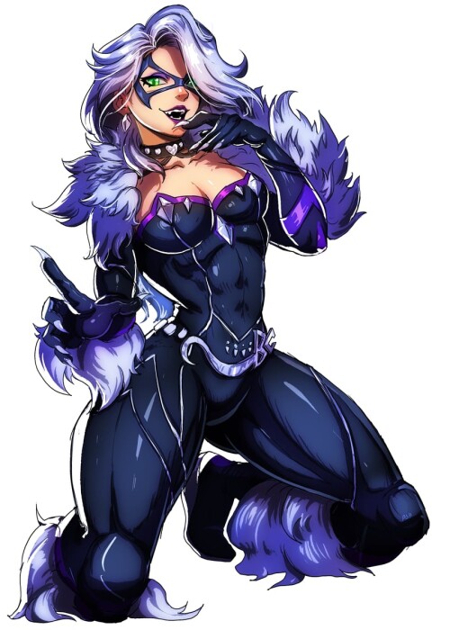  black cat and felicia hardy marvel and 2 more drawn by fleurashdesign sample 77a09f75b406175b6cd946