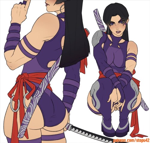  psylocke marvel and 2 more drawn by stopu sample e1c00d1b23a47dee67f51cbc3b8d3f05