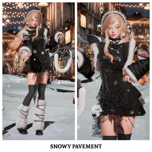 Snowy Pavement