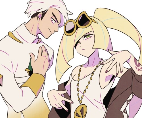  lusamine and guzma pokemon and 1 more drawn by ssalbulre sample fbe2c14c5a9b4bd3c2c30966e2c3953a