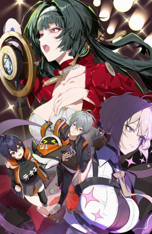  belle wise eous astra yao and evelyn chevalier zenless zone zero drawn by maria syake uni sample 62
