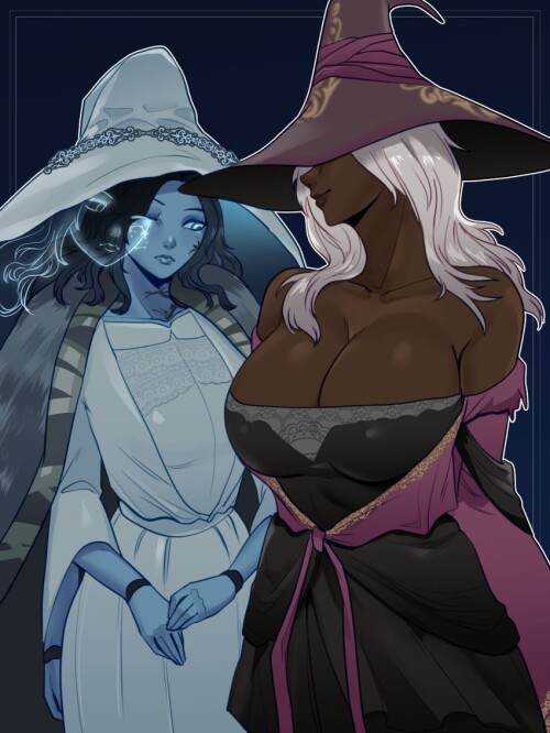  ranni the witch and recluse elden ring and 1 more drawn by skullworms sample 08ed69d5e6a32b2daefe30