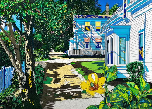 On the way back from the sea, 1992 by Eizin Suzuki (Orig Colors)