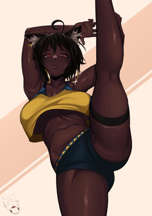  ahoge cat girl original and 1 more drawn by kevbot sample f763f6e3959f2bb15823c0875b9fce4c