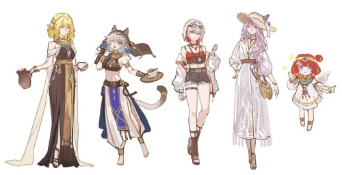  cipher aglaea topaz tribbie and jade honkai and 1 more drawn by mento sample 818b227883799995c71dc0