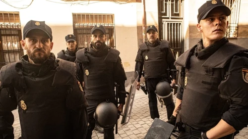 spanish riot police