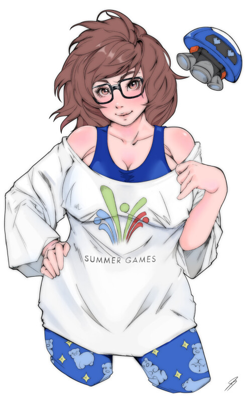  mei snowball and pajamei overwatch and 1 more drawn by kofjp sample 31b6584f63b220004474a40f0496119