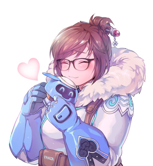  mei and snowball overwatch and 1 more drawn by panza sample b071cdc259afd269a23f5a5d502f4d4f