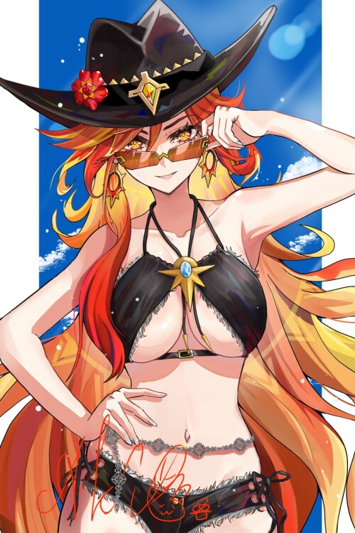  mavuika genshin impact drawn by akiba tsukimi sample 627f2e4ab35832a02818415e7fb541b8