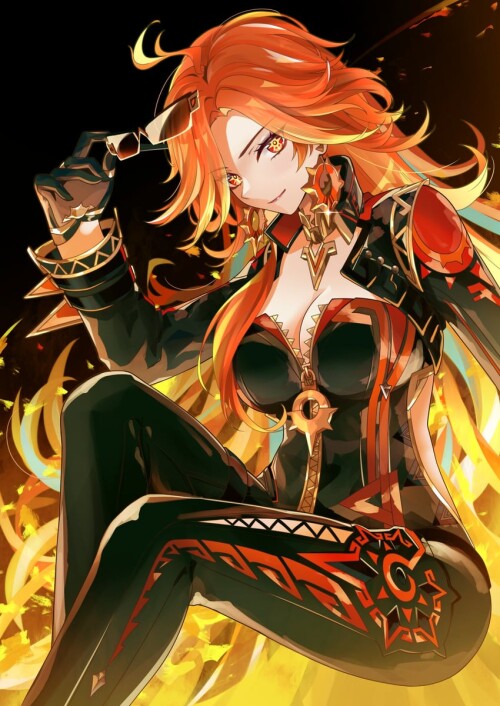  mavuika genshin impact drawn by mon chan sample 3fdf06e5dba9339dfda2305fff2b0dce