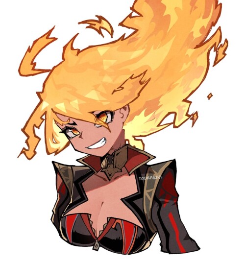  mavuika genshin impact drawn by wokiiarts sample b981edd6cc2bbc500fea692c26db0477