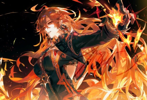  mavuika genshin impact drawn by mors gn sample 0222bee4d1f6ce5de3b71f12ef8be6df
