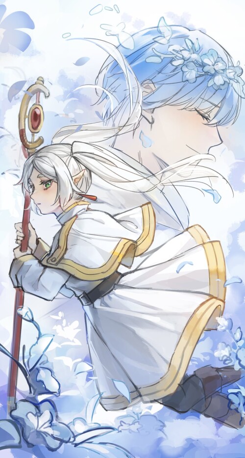  frieren and himmel sousou no frieren drawn by ta ta penny sample 4e6f1bbc5cf1ef83943c5f967ea14bb8