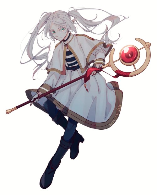  frieren sousou no frieren drawn by r aka sample da5ae2df2c32e4fd99cb891d5572f32f