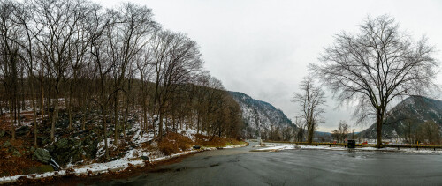 5120 x 2160 #usa #road #moutains #hills #winter #landscape #panorama #overcast #wide angle #pennsylvania #parati #wallpaper