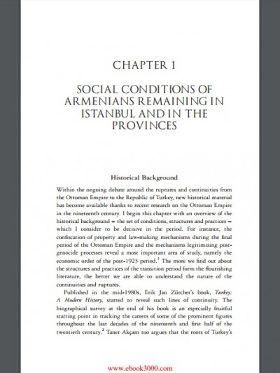 The Armenians in Modern Turkey Post Genocide Society, Politics and History 6249 [ECLiPSE] (3)