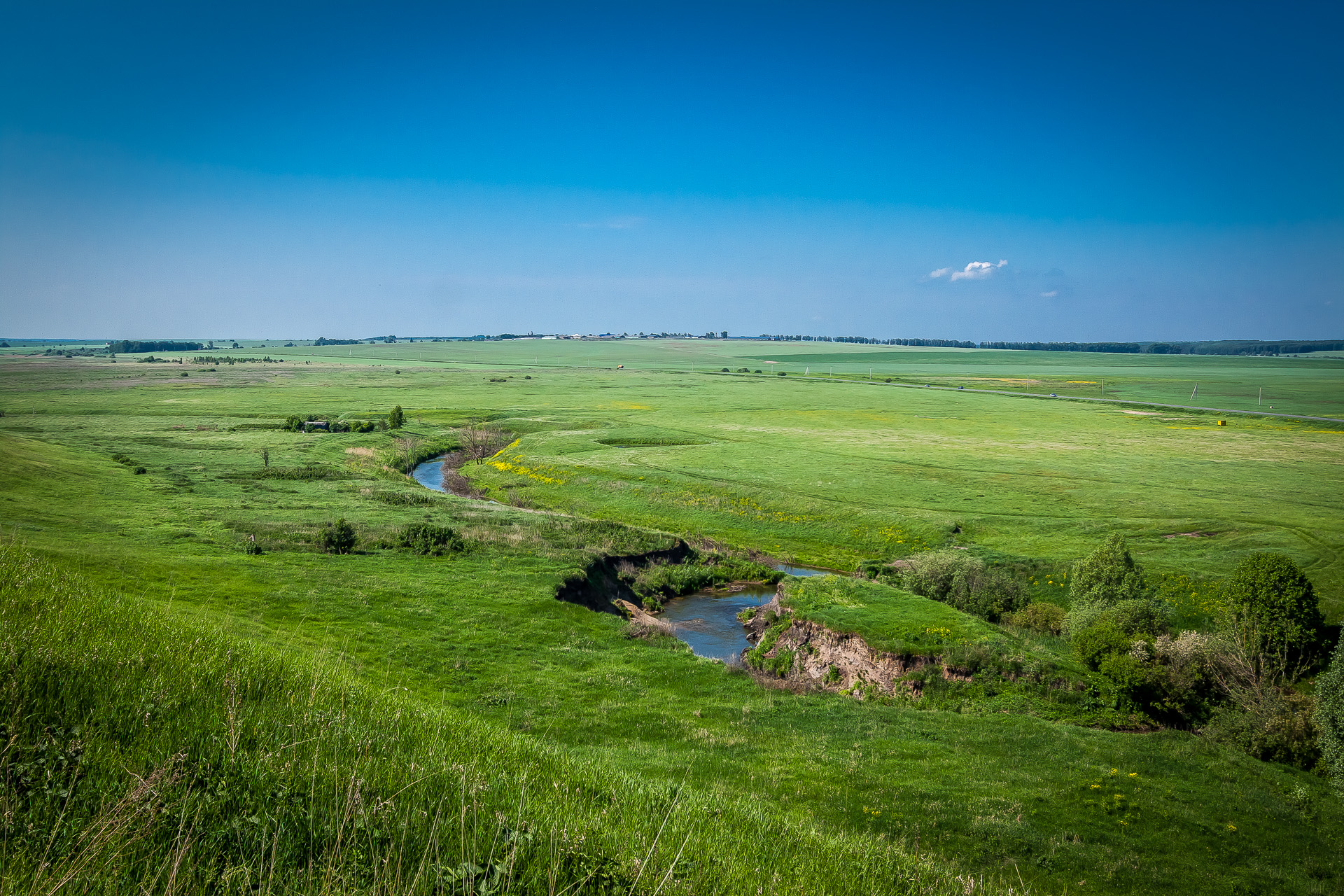 реки в степи