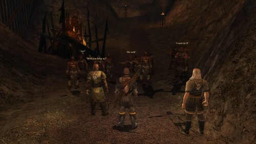 Rohirrim and Dunlendings working together.
