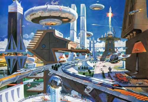 City of the Future by Robert McCall