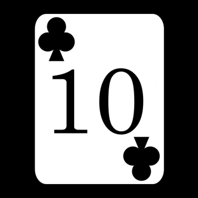 card 10 clubs