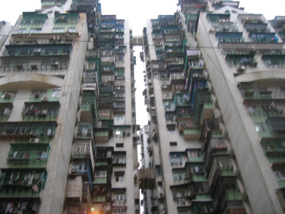 Old high-rise apartments