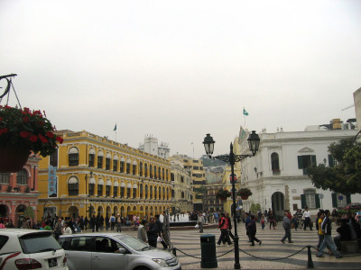 senado square entrance.