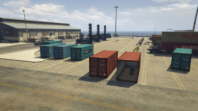Added short containers. Added spawnable bike in container. Also note Dock handlers and Double stack containers on rail-cars