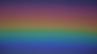 a photo of a rainbow I zoomed in on. it could use some saturation me things.