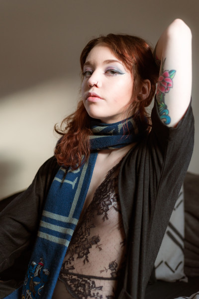 Beautiful Suicide Girl Canary Ravenclaw 3 High resolution lossless iPhone retina image