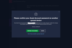 Avast Password Sync