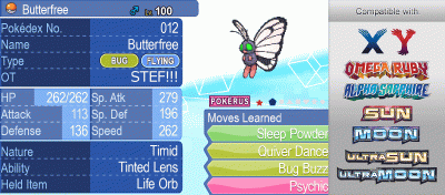 8Butterfree S