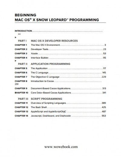 Beginning Mac OS X Snow Leopard Programming (2)