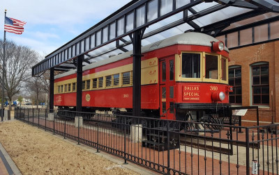 Inter-urban electric train, used in the Dallas-Plano area in the first half of the 20th century.