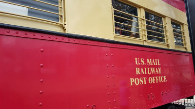 Detail of the Railway Post Office car.