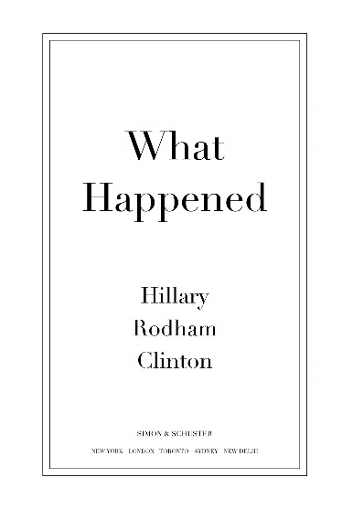 What Happened Clinton, Hillary Rodham (1)