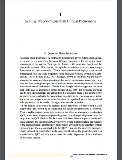 Quantum Scaling in Many Body Systems An Approach to Quantum Phase Transitions, Second Edition (4)