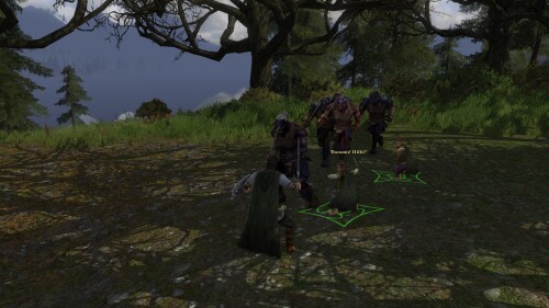 Boromir defending the Hobbits - 1